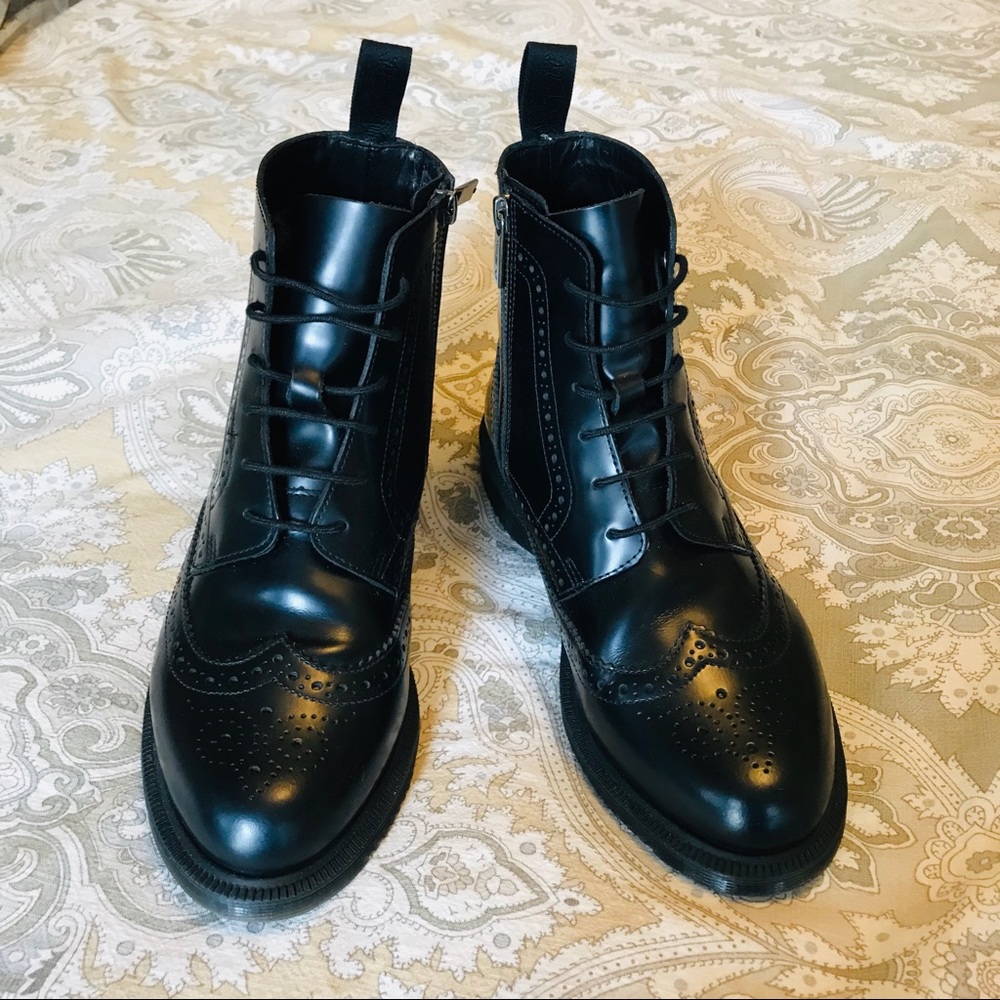 Dr Martens ‘Delphine’ brogue ankle boots